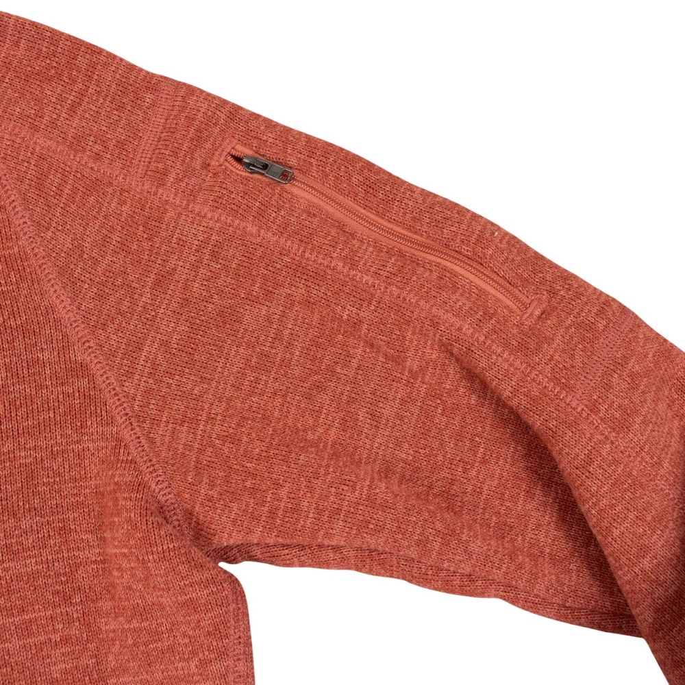 Patagonia Better Sweater 1/4 Zip Pullover Womens L Burnt Orange Polyester Fleece - Picture 5 of 11